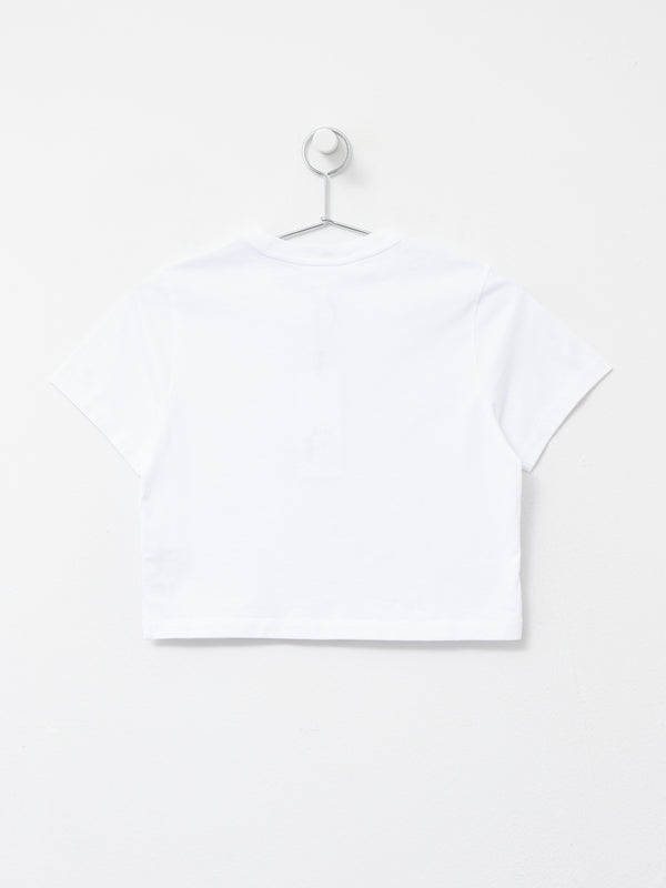 BABY FOX PATCH BABY TEE-SHIRT_WHITE P100
